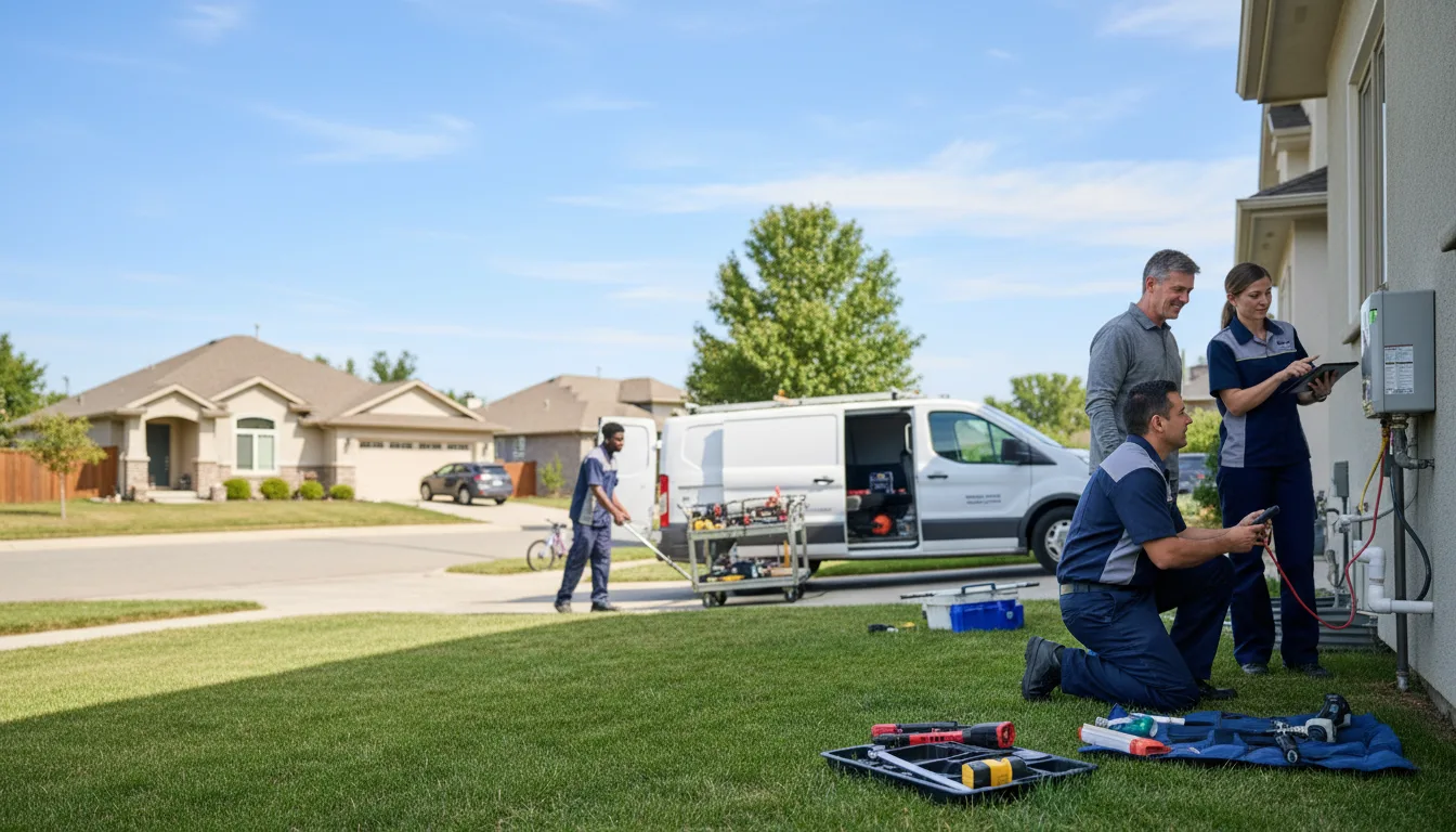 Tankless water heater service in Meadow Lands, PA